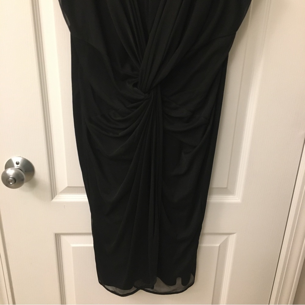 Black Drapery Dress - Picture 3 of 12